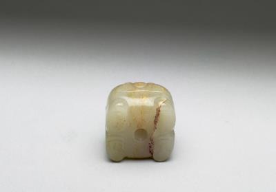 图片[2]-Jade pei pendant in the shape of a tiger, Ming to Qing dynasty (1368-1911)-China Archive